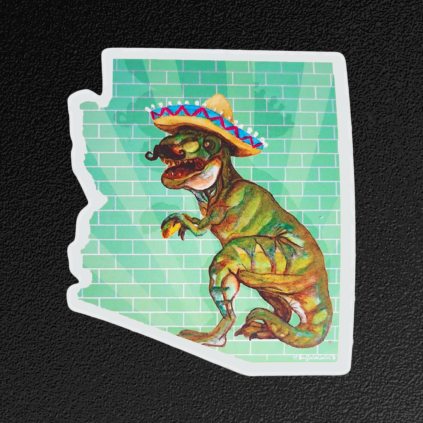 Taco Dino AZ Vinyl Sticker/Decal