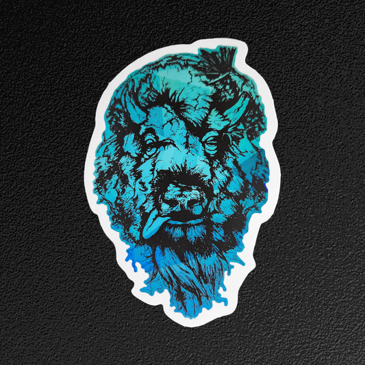 "Tattered Buffalo" Vinyl Sticker/Decal