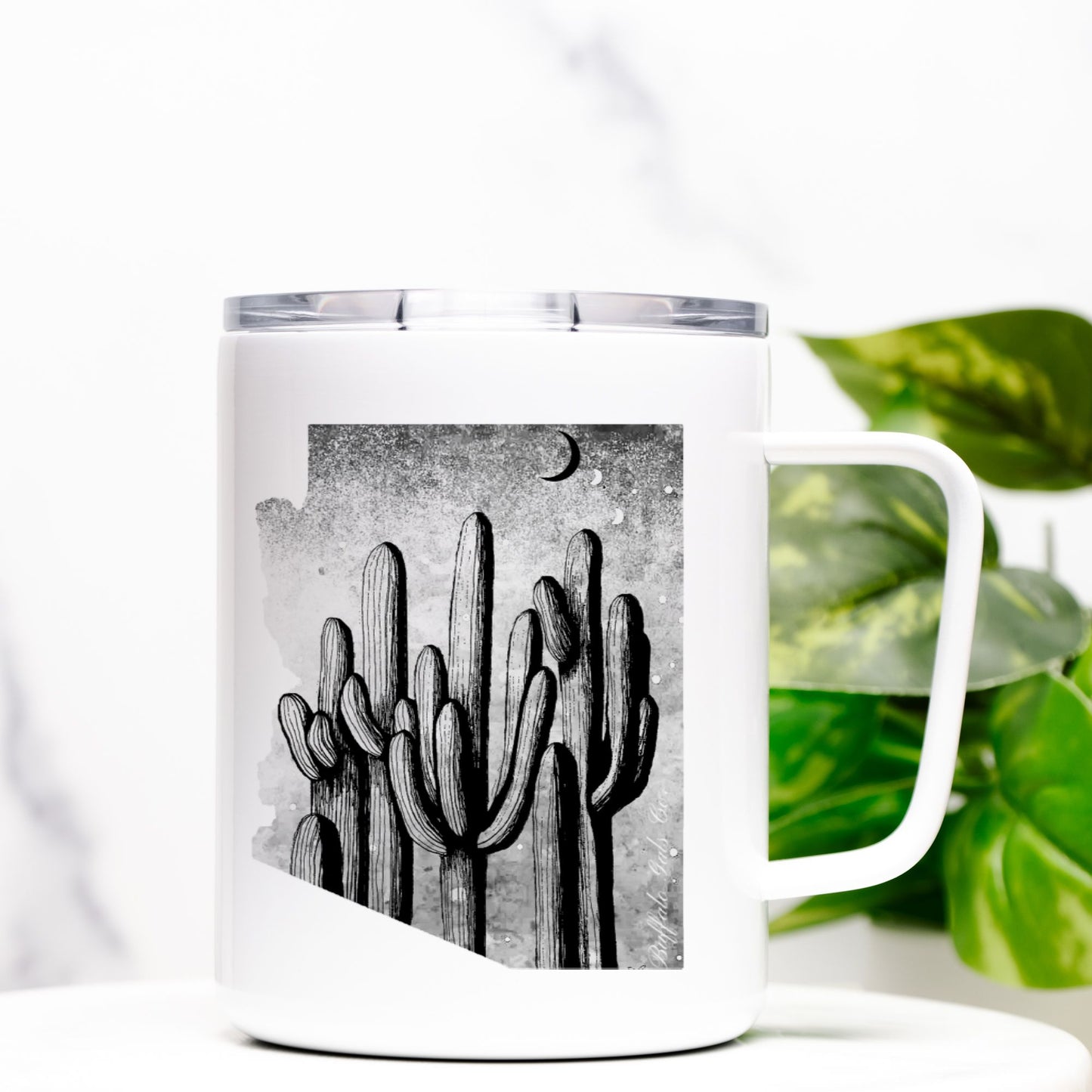 Travel Mug - "Saguaro Forest AZ"