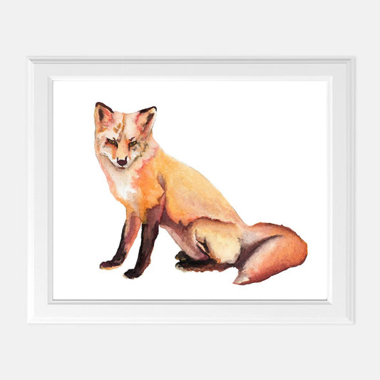 Print (8" x10") - "Fox"