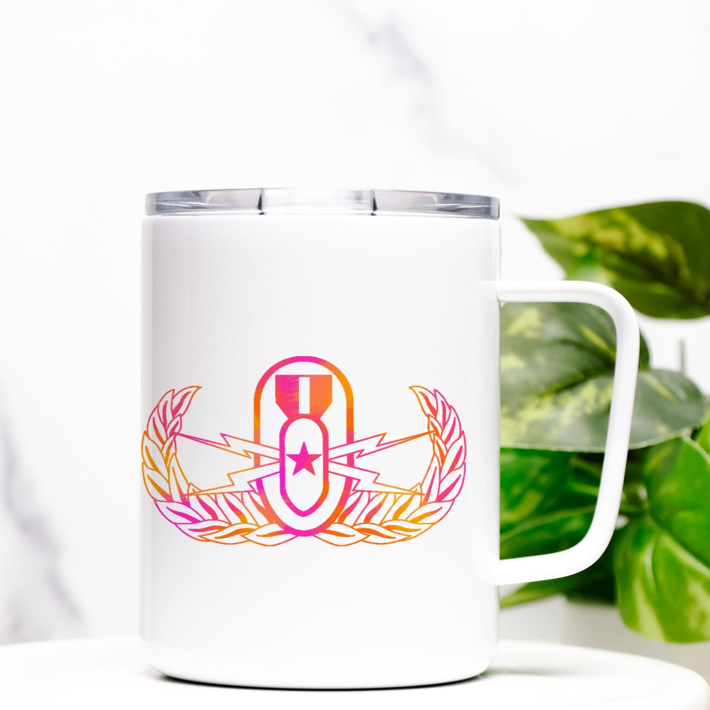 Travel Mug - "EOD Senior Badge"
