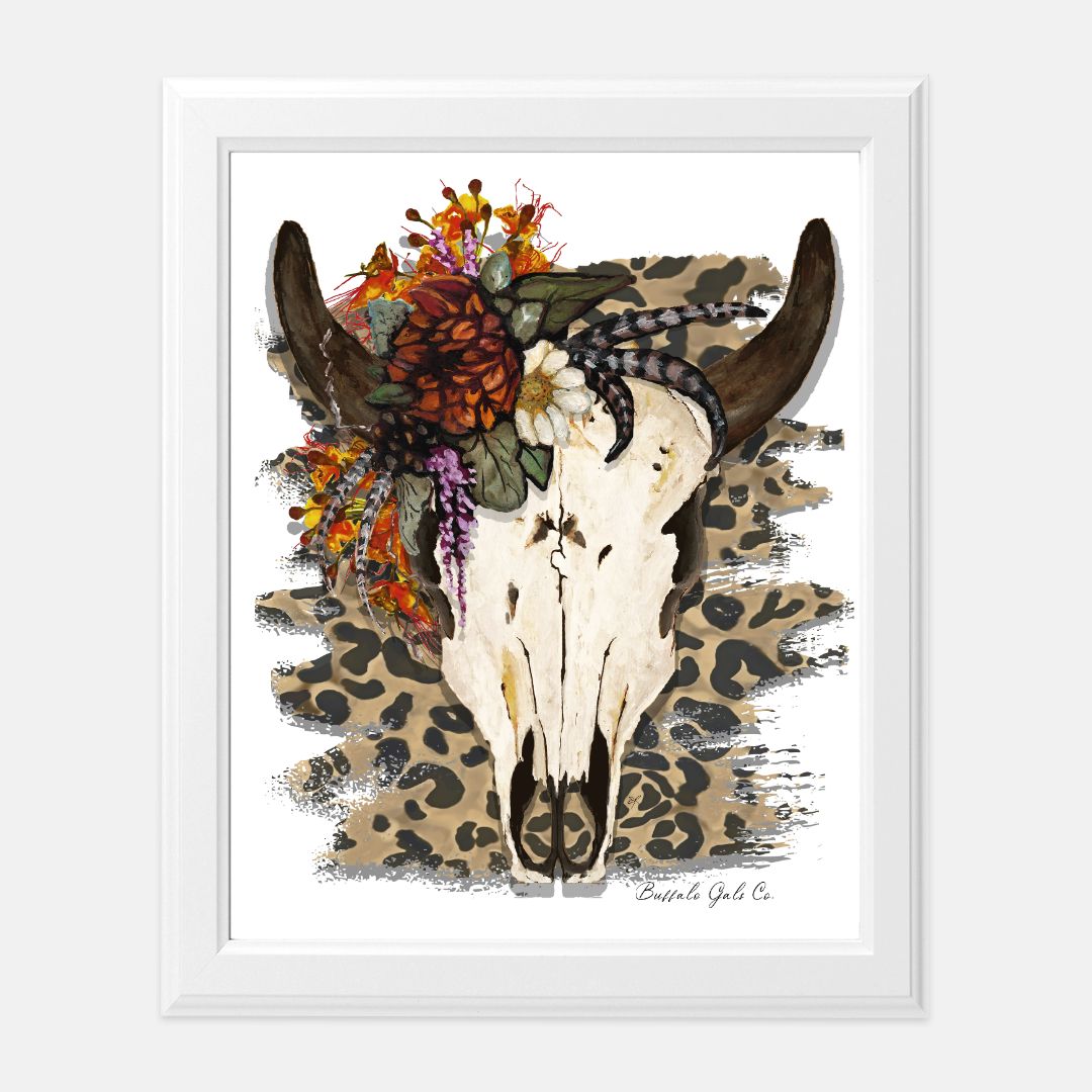 Print (8" x10) - "Gypsy Skull"