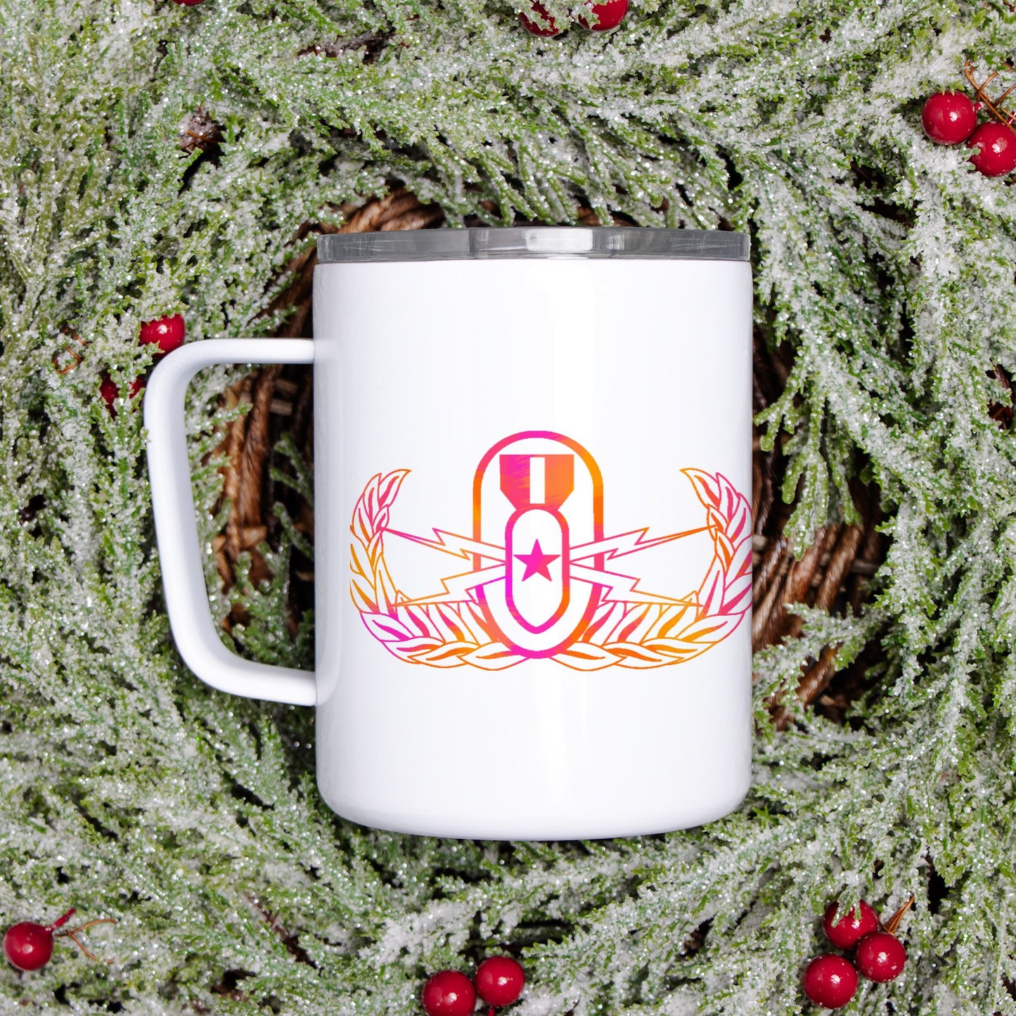 Travel Mug - "EOD Senior Badge"