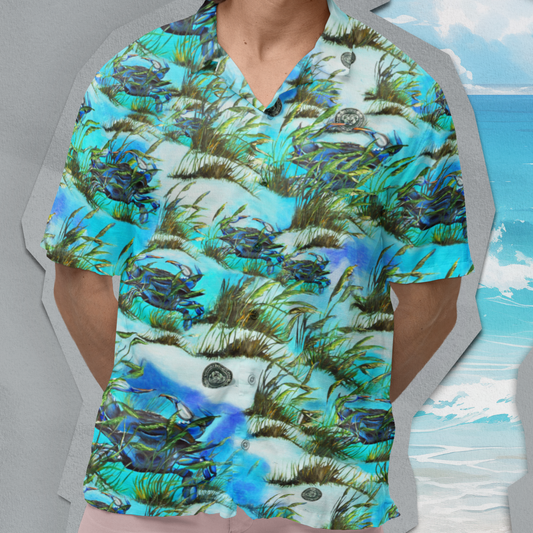 Pre-Order                             "Crab Island Treasure" EOD Hawaiian Shirt