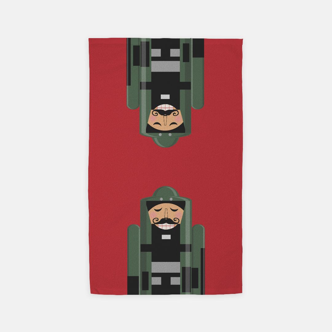 Hand Towel - "Bomb Suit Nutcracker"