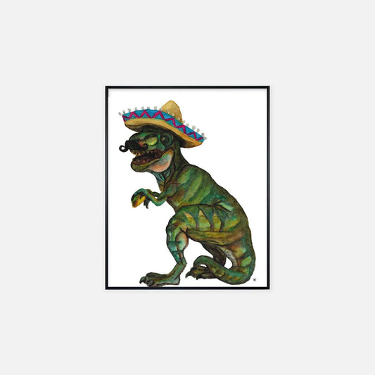 Print (16" x 20") - "Taco Dino"