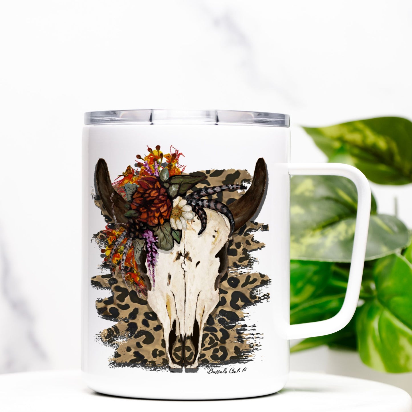 Travel Mug - "Gypsy Skull"