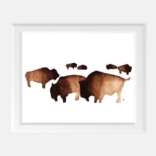 Print (8" x10") - "The Herd"