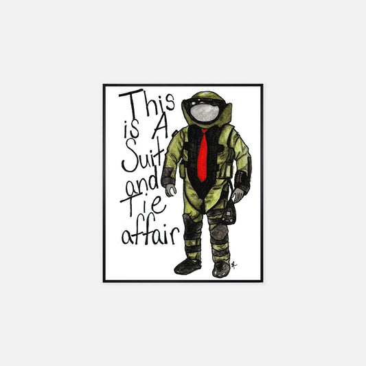 Print (16" x 20") - "Suit and Tie Affair"