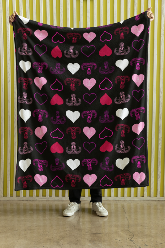 Pre-Order - Plush Throw Blanket - "I Heart EOD"
