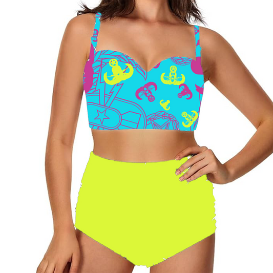 Women's Retro Two-Piece - "EOD Party"
