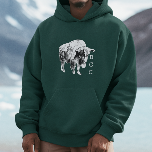 Sweat Shirt (Hoodie) - "Melting Bison"