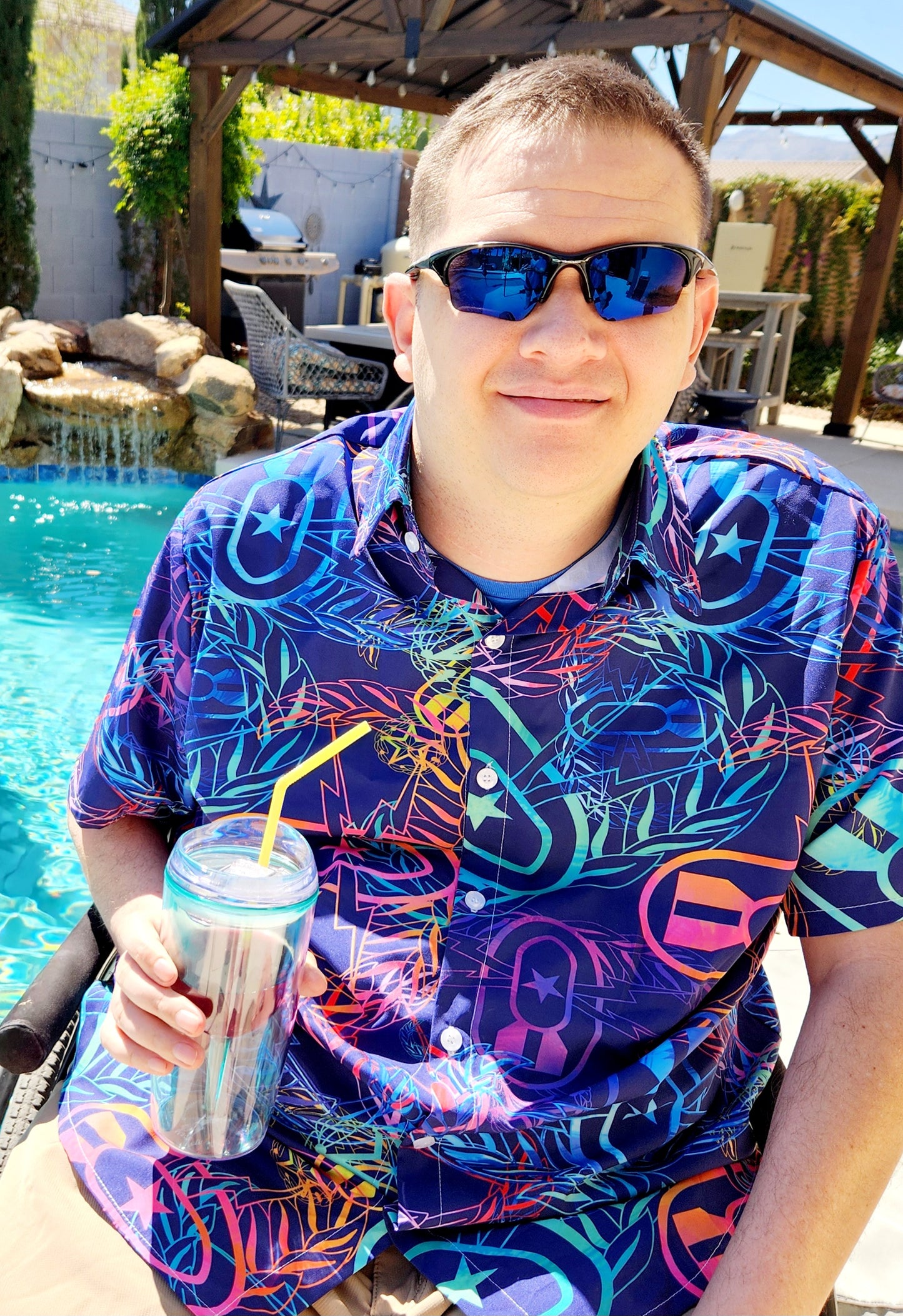 Hawaiian Shirt - "It's 5 o'clock Somewhere"