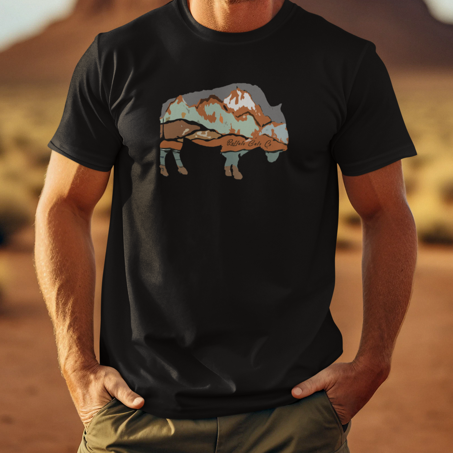 T-Shirt - "AZ Mountains Bison"