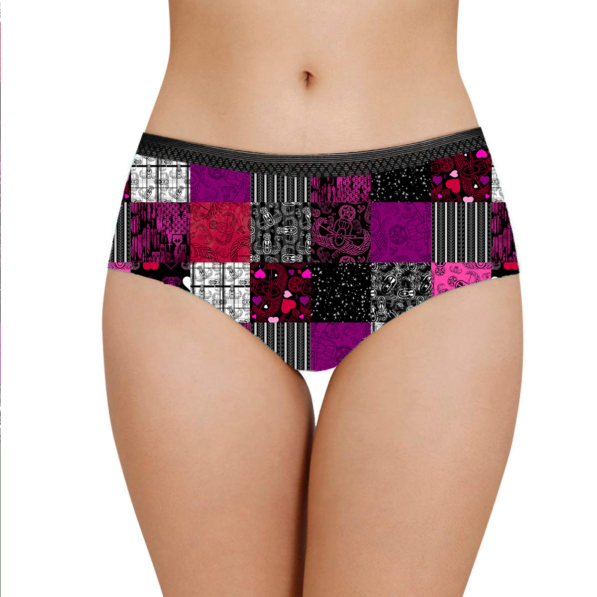 Women's Briefs - "EOD Patchwork" (Pinks)