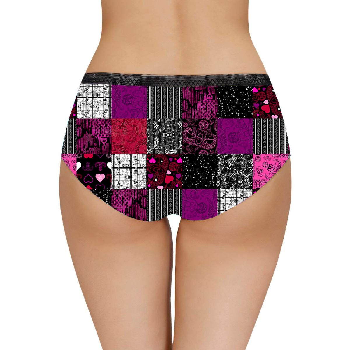 Women's Briefs - "EOD Patchwork" (Pinks)