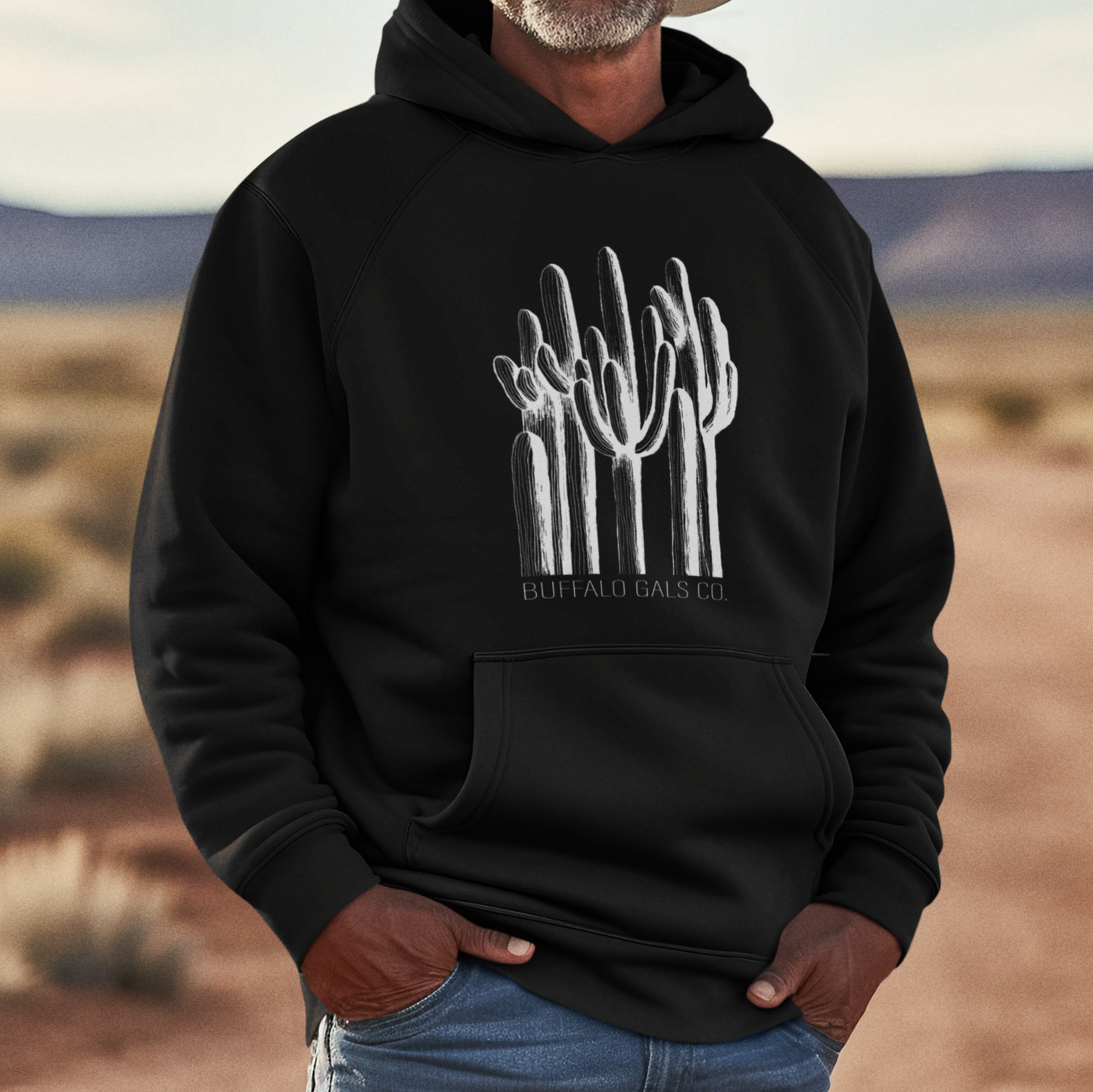 Sweat Shirt (Hoodie) - "Saguaro Forest"