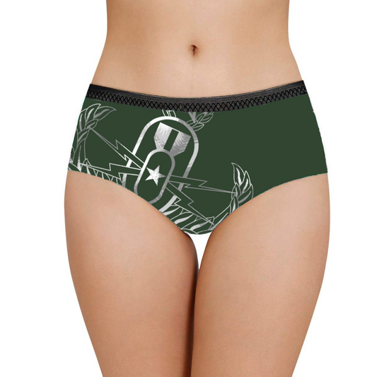 Women's Briefs - "EOD Master Badge" (OD Green)