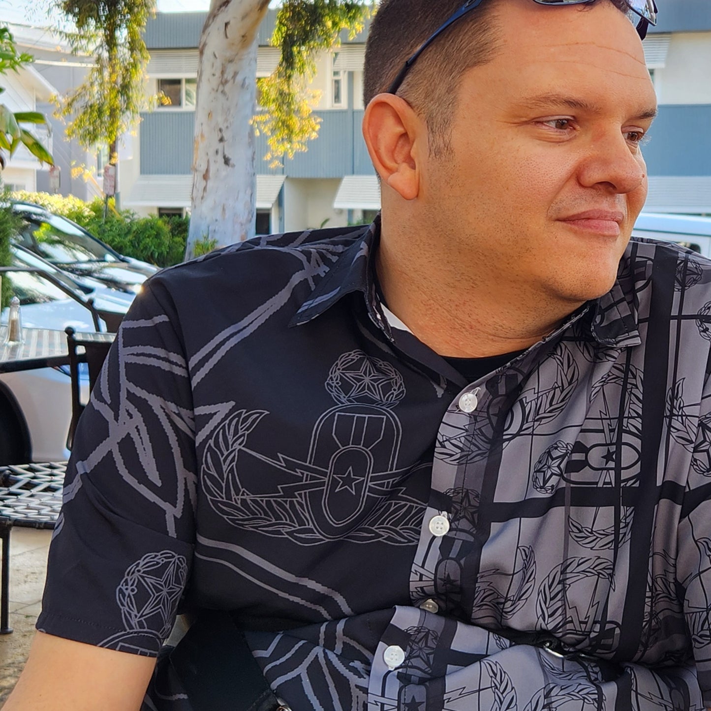 Hawaiian Shirt - "The Crab in Black"