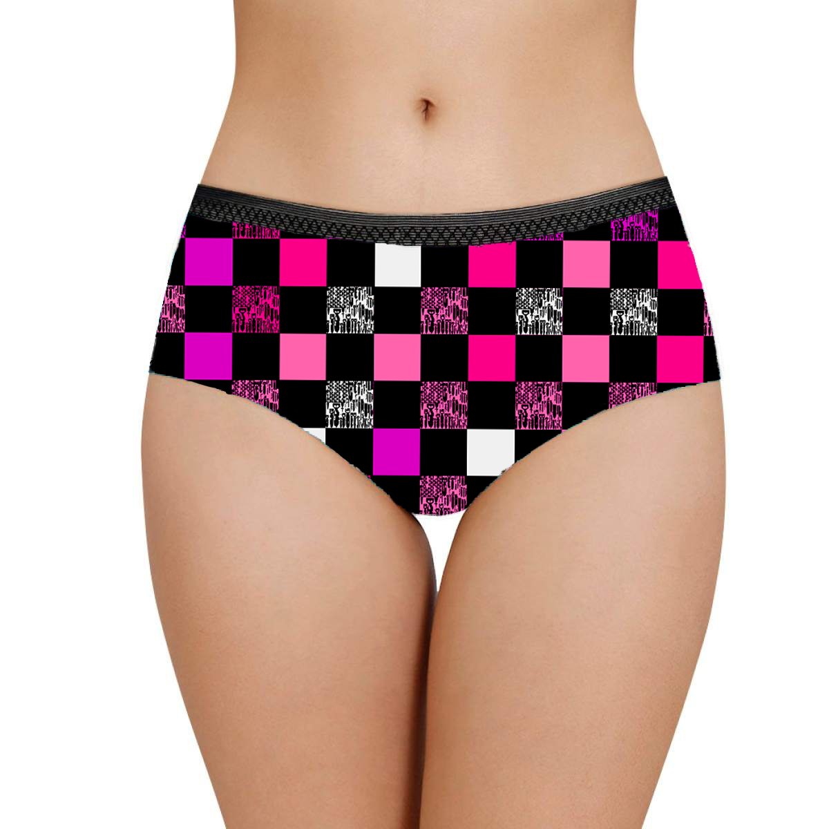 Women's Briefs - "EOD Bomb Flag Blocks" (Pink)