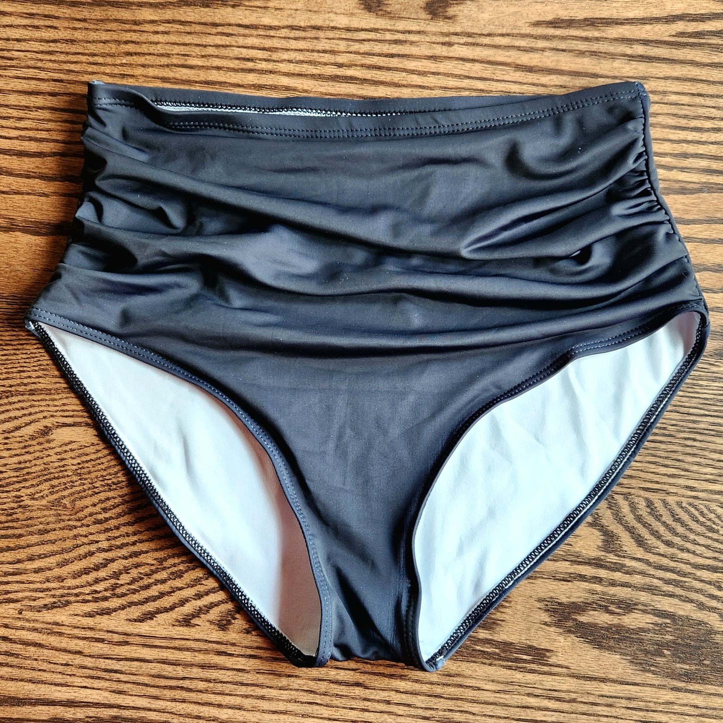 Women's Flowy Tankini - "EOD Bomb Flag" (Black on White)