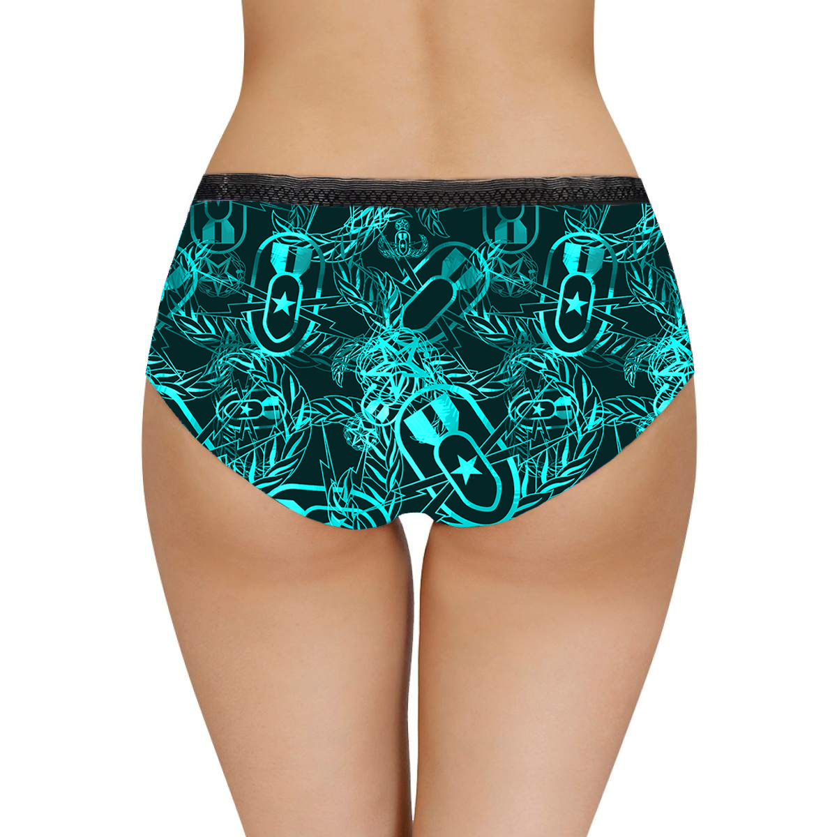 Women's Briefs - "It's 5 o'clock Somewhere" (Turquoise)