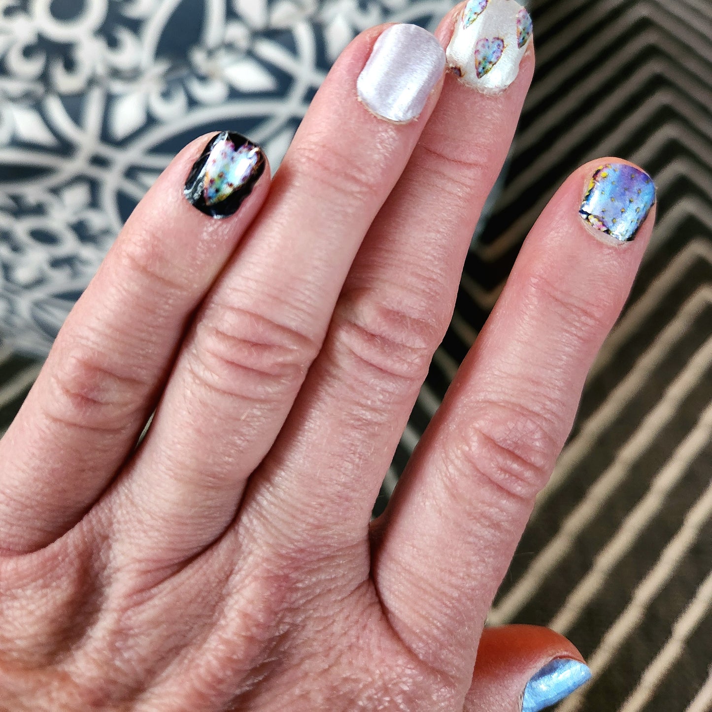 Nail Art Strips - "I Heart AZ"