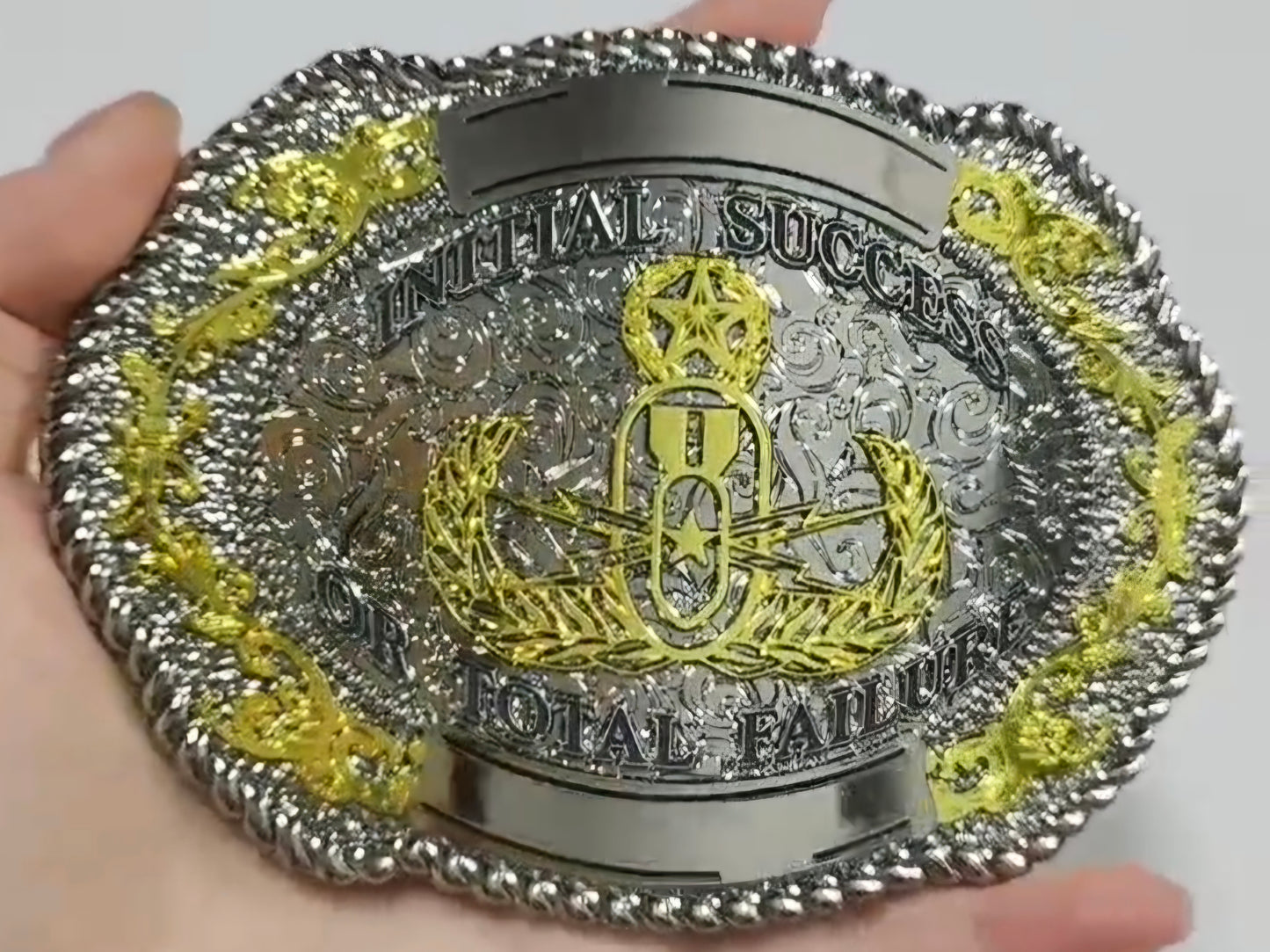 Pre-Order - PSBT/HDS Trophy Belt Buckle "Here Am I, Send Me"