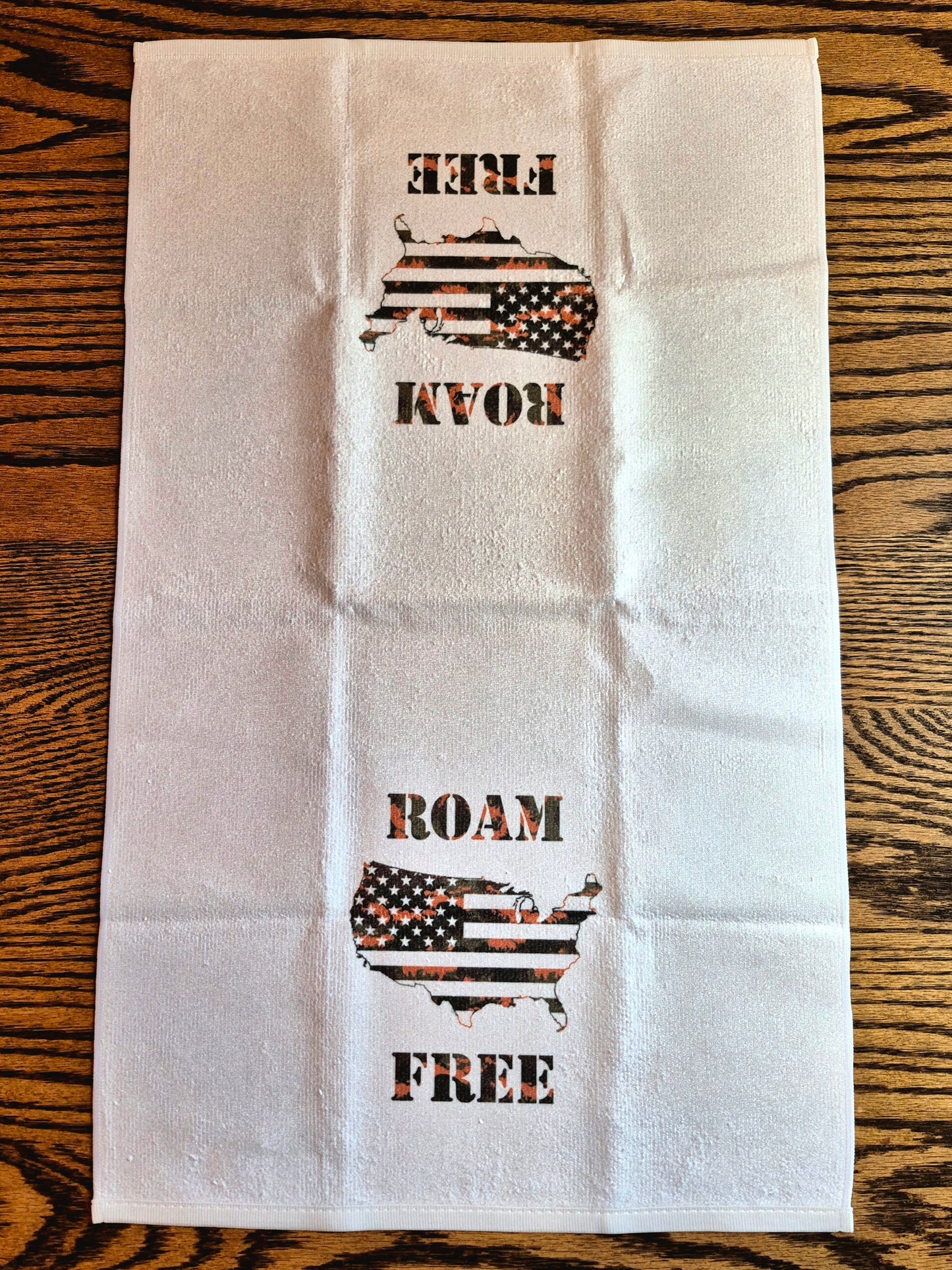 Hand Towel - "Roam Free" USA