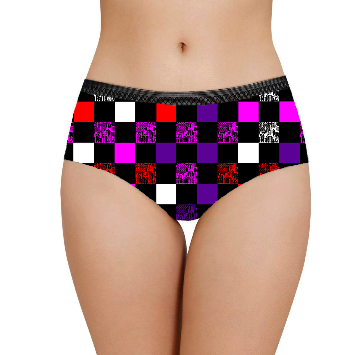 Women's Briefs - "EOD Bomb Flag Blocks" (Purple)