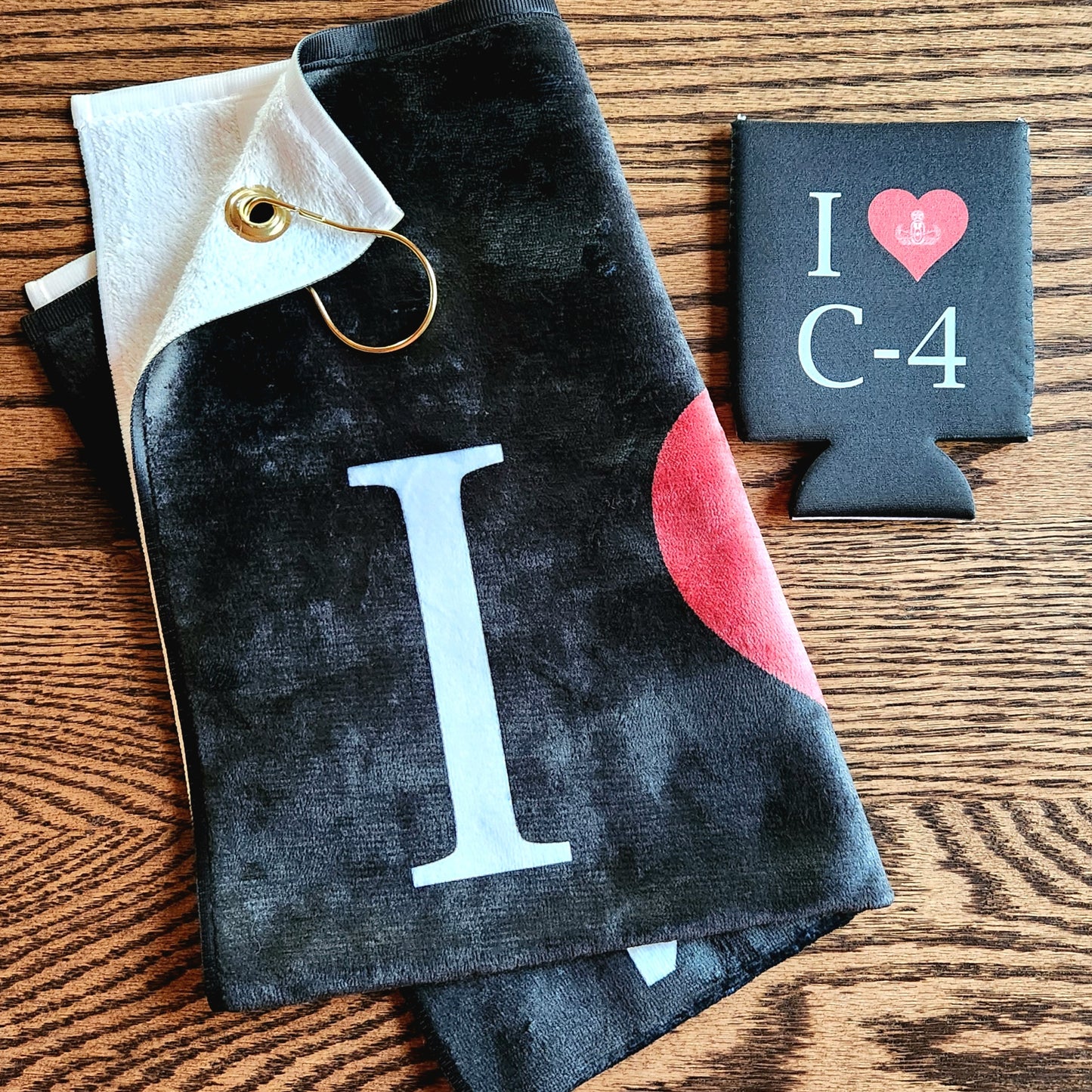 Print On Demand - Can Cooler - "I Heart C-4"