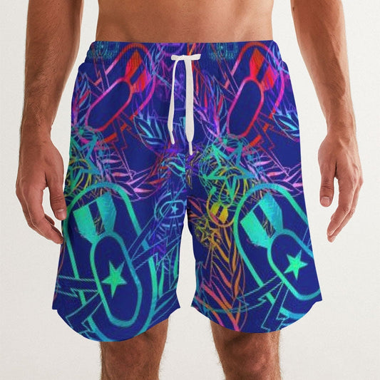 Men's Swim Trunks - "It's 5 o'clock Somewhere"