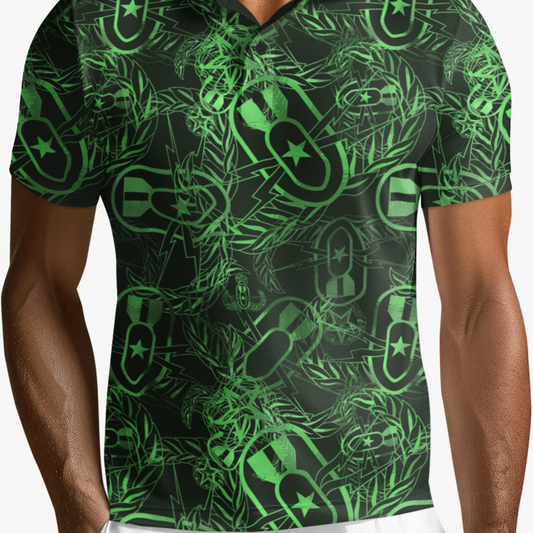 Print On Demand - Polo Shirt - "It's 5 o'clock Somewhere" (Lucky Green)