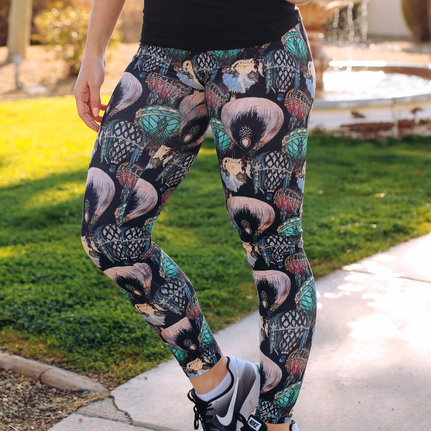 Leggings - "Great Gatsby Hot Air Balloons"