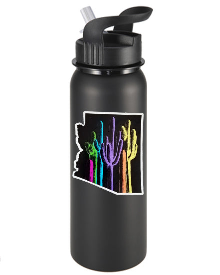 Arizona Palette on Black Vinyl Sticker/Decal
