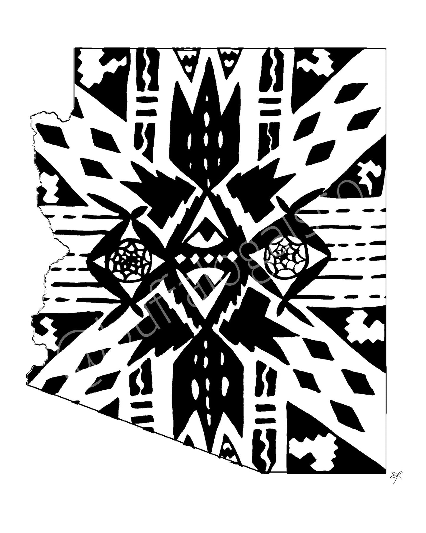 Aztec Arizona Print