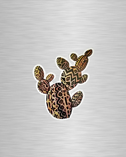Aztec Prickly Pear Vinyl Sticker/Decal