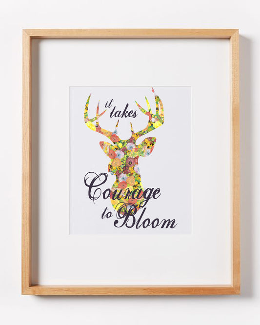 Courage to Bloom Print