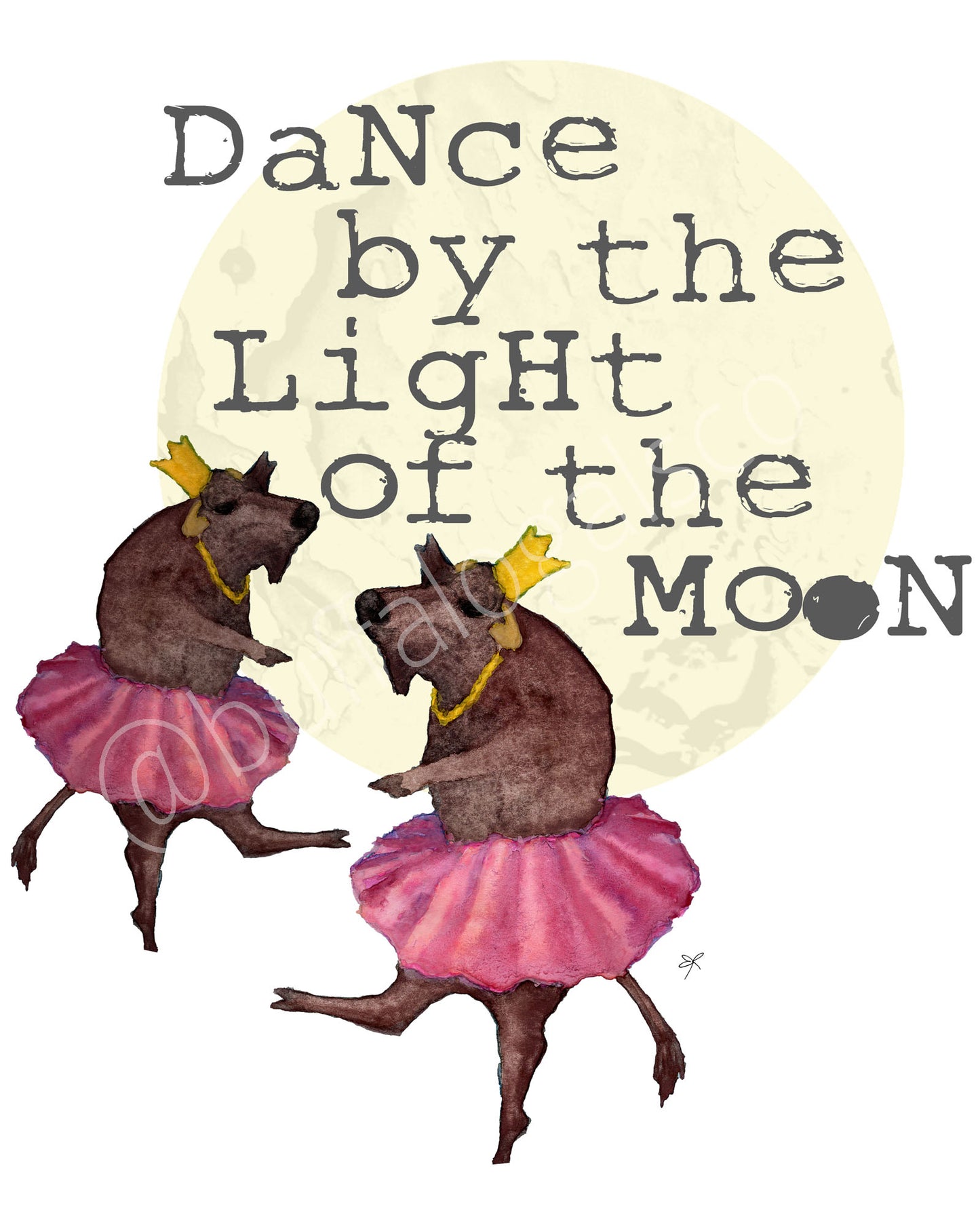 Dance by the Light of the Moon Print