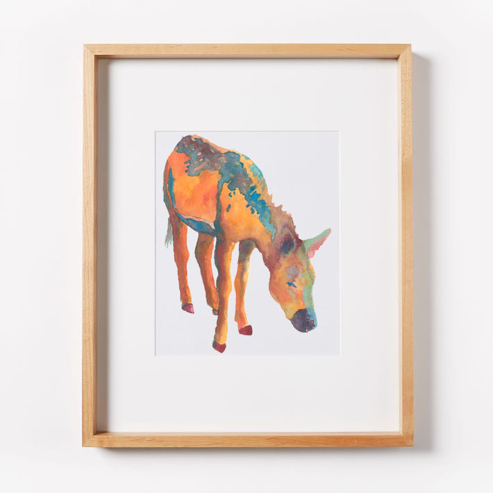 Desert Rain (Donkey/Burro) Print