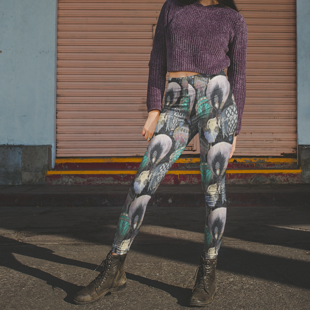 Great Gatsby Hot Air Balloon Leggings