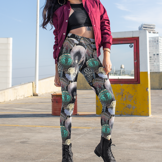 Leggings - "Great Gatsby Hot Air Balloons"