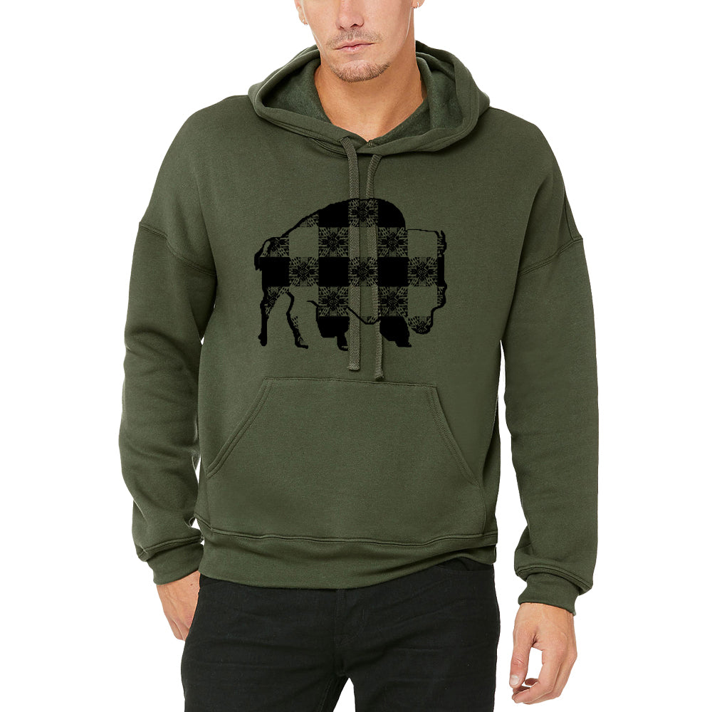 Buffalo Gals' Plaid Buffalo Hooded Sweat Shirt