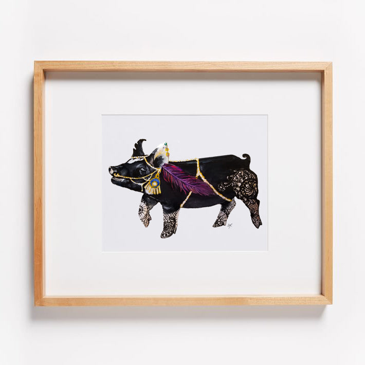 Gypsy Pig Print