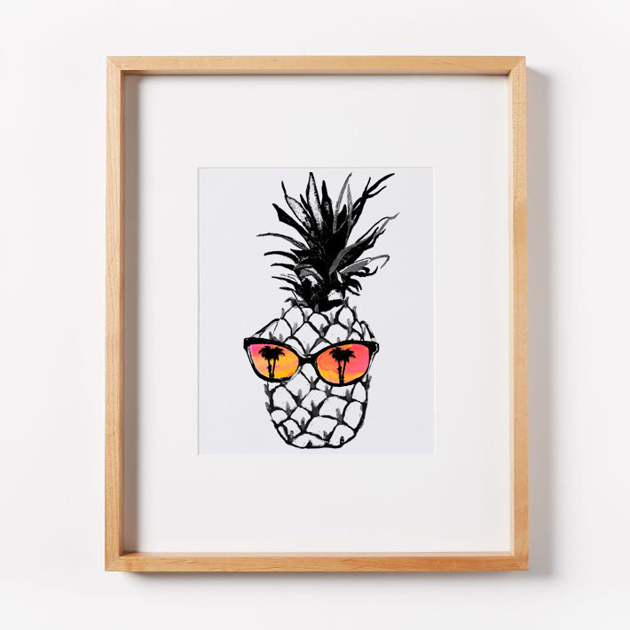 Hot Pineapple in Orange Print