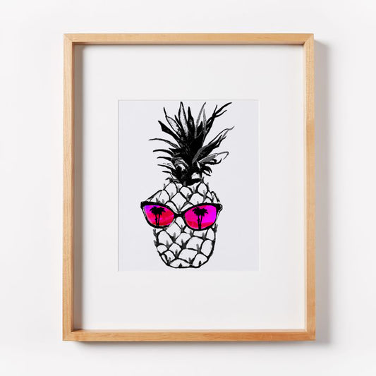 Hot Pineapple in Pink Print