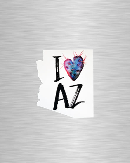 I Heart AZ Vinyl Sticker/Decal