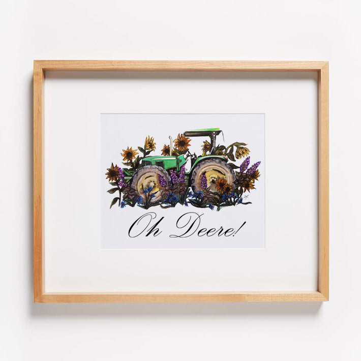 Tractor Oh Deere! Print