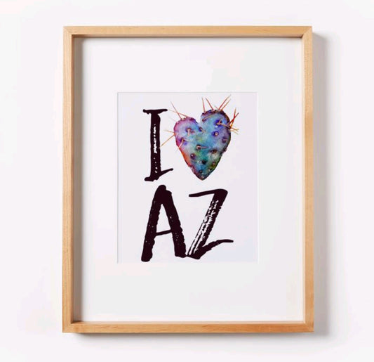 I Heart AZ Print