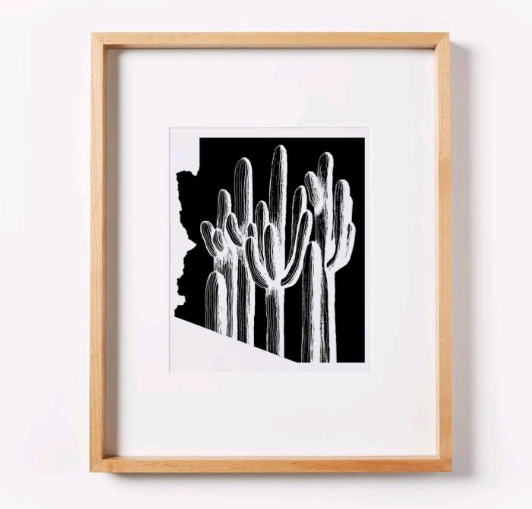 Saguaro Forest (solid) Arizona Print